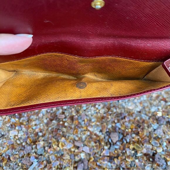 Authentic GUCCI Red Leather Long Slim Double-Sided Wallet w/ COA. Quiet Luxury - Picture 9 of 15